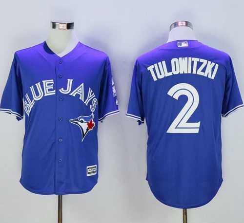 Toronto Blue Jays #2 Troy Tulowitzki Blue New Cool Base 40TH Anniversary Stitched Baseball Jersey,We sell and wholesale Toronto Blue Jays #2 Troy Tulowitzki Blue New Cool Base 40TH Anniversary Stitched Baseball Jersey on line form chian!